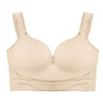 thumbnail image 1 of Harpily 2025 Bra Womens Front Closure Bra Racerback Plus Size Unlined Underwire Full Coverage Bras, 1 of 5
