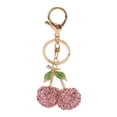 thumbnail image 1 of Cute Keychain, Cherry Keychain Cherry Shape   Zinc Alloy  For Birthday For Anniversary For Handbag Decor  Pink, 1 of 8