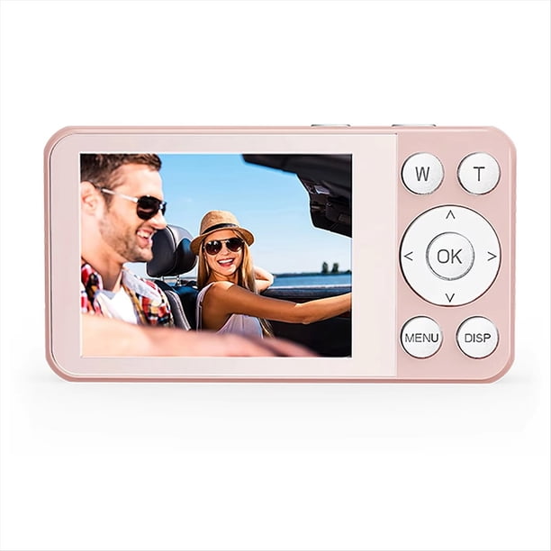 Cámara Digital para Niños A56, Color Rosa, 4K, 30 Fps, HD, Luces de Relleno, 2000 MAh, Grabación de Larga Duración, Tipo C, Función OTG.
