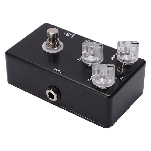 Pedal de Efecto de Guitarra, Efectos Pedales Verdadera Distorsión de Bypass Duradera para Tocar