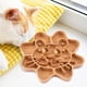 thumbnail image 2 of Tazón de alimentación para perros, dispensador de alimentos Platos de alimentación de alimentos más s para mascotas Interactivo Amarillo Jinwen Comedero lento para perros, 2 of 8