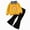 H226-Light Yellow, variant on TOWED22 Toddler Baby Girl Clothes Fall Outfits Long Sleeve Sweatshirt Tops   Pants Set 2 Piece Outfits for Girls,Yellow,4-5 Y