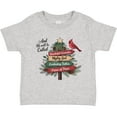 thumbnail image 3 of Inktastic Christian Christmas Tree with Red Cardinal Boys or Girls Toddler T-Shirt, 3 of 5