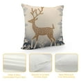 thumbnail image 4 of COMIO  Christmas Pillow Covers Microfiber Short Plush Christmas Deer Pillow Cases for Couch, Bed, Christmas Decortion (Beige, ), 4 of 5