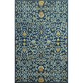 thumbnail image 1 of Bashian R128-NV-8X10-HG131 Wilshire Collection Floral Transitional 100 Percent Wool Hand Tufted Area Rug, Navy - 7 ft. 9 in. x 9 ft. 9 in., 1 of 1