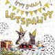 thumbnail image 4 of Banner de globos de cumpleaños (letras doradas en 3d) decoración de fiesta inflable, 4 of 4