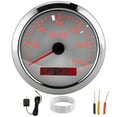 thumbnail image 1 of Gps Speedometer, Waterproof Short Start Up Time Gps Gauge Multifunctional With Backlight For Boat Yacht Outboard For Car Motorcycle Engineering Machine White Dial,Black Dial, 1 of 8