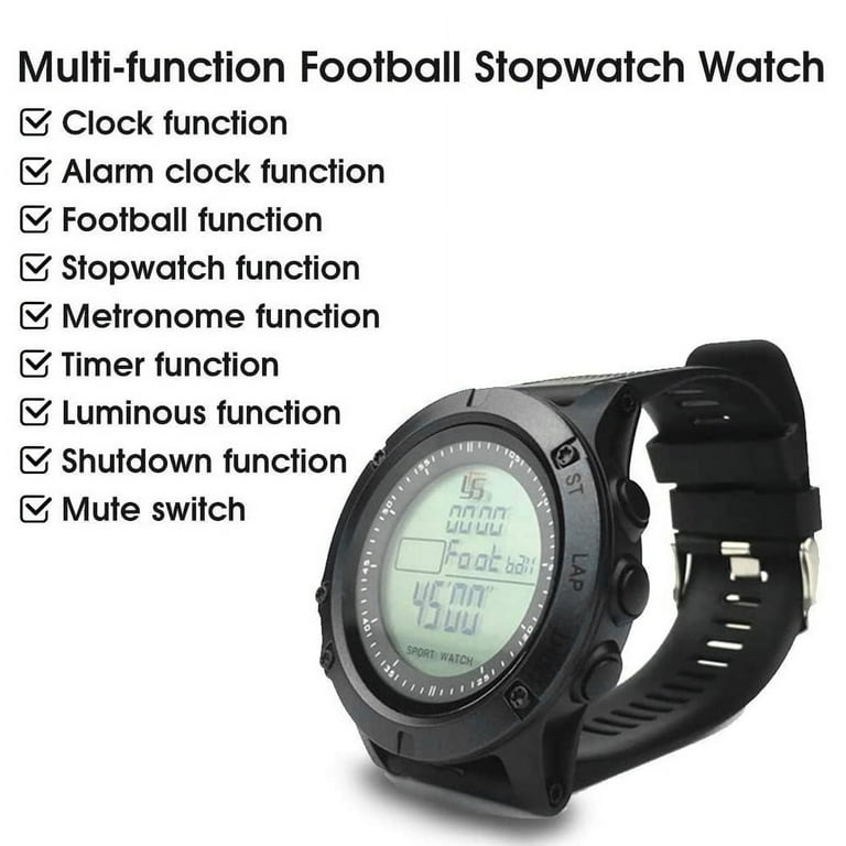 Stopwatch Digital Soccer Stop Watch Timer for Coaches 100 Lap Memory Water Resistant Countdown Stopwatch