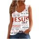 thumbnail image 2 of Puntoco Camisetas básicas sin mangas para mujer Camisetas sin mangas para mujer Camisetas de verano Blusas holgadas informales sin mangas con cuello redondo, 2 of 5