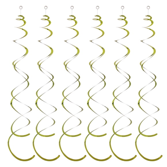 Matsuzay Guirnalda colgante de 6 pack/lote, artesanía exquisita, decorativa, amplia aplicación para colgante en de cumpleaños Kits de decoración para fiestas Verde claro