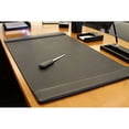 thumbnail image 3 of Dacasso Black Leather Desk Pad with Side Rails, 38-Inch by 24-Inch, 3 of 5