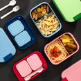 thumbnail image 4 of Chendee Lunch Box, Leakproof Lunch Box For Kids With 4 Compartments 2 Sauce Pot Set,Green, 4 of 9