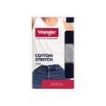 thumbnail image 2 of Wrangler Men’s Cotton Stretch Tank Top, XL, Navy/Light Gray Heather/Black, 6-Pack, 2 of 7