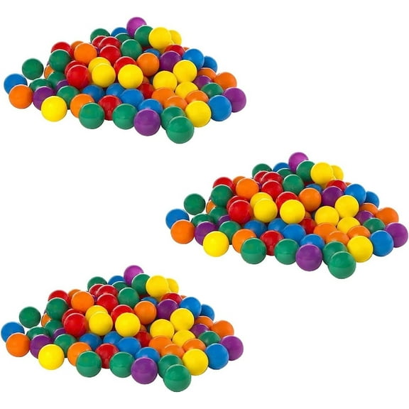 Intex Fun Ballz 100 Multi Colored 3 1/8-inch Plastic Balls (3-Pack)