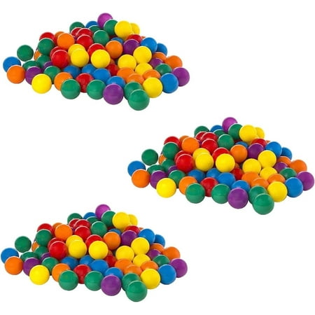 Intex Fun Ballz 100 Multi Colored 3 1/8-inch Plastic Balls (3-Pack)