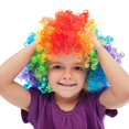 thumbnail image 2 of Disfraz de Payaso Peluca de Payaso Accesorios para Nariz de Payaso Guantes Blancos con Pajarita para Mujeres Hombres Adultos Fiesta de Carnaval, 2 of 5