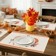 thumbnail image 4 of Thanksgiving Placemats, Heat Resistant Table Mat with Fall Pumpkin Pattern, Vintage Style Dining Mat for Holiday Party Decor(H), 4 of 4