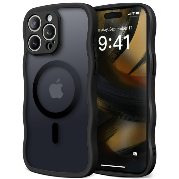 Funda CAPRARO Cute para iPhone 15 Pro Max negra