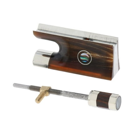 

Wooden Violin Bow Frog With Mounting Screw For Fiddle Replacement Parts