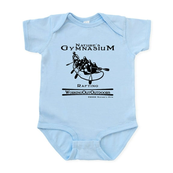 CafePress - Nature's Gym Rafting Infant Bodysuit - Baby Light Bodysuit, Size Newborn - 24 Months