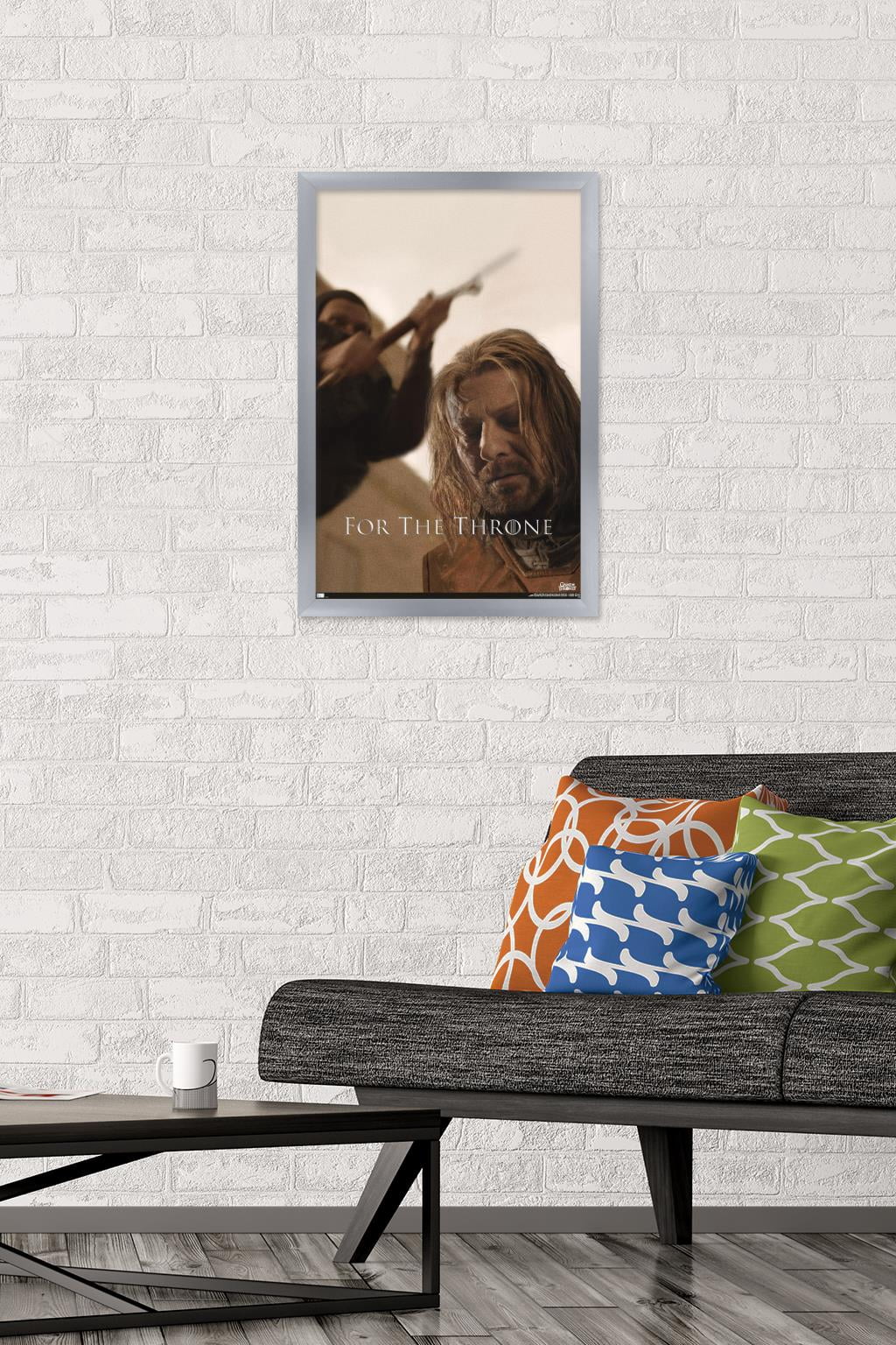 Game of Thrones - Ned Stark Wall Poster, 14.725" x 22.375", Framed