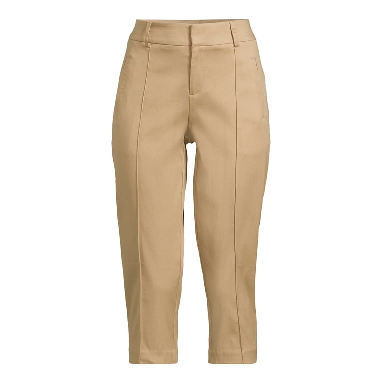 Time and Tru Women's Tapered Pull On Pants, 27