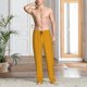 thumbnail image 2 of Fotbe Goldenrod Pantalones de Pijama para Hombre, Pantalones de Dormir, Pantalones de Casa con Cintura Ajustable y Bolsillos-X-Large, 2 of 6