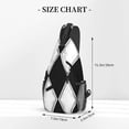 thumbnail image 2 of Crossbody Sling Backpack Harlequin Pattern Black And White Travel Sport Hiking Chest Bag Daypack, 2 of 6