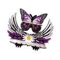 thumbnail image 4 of Estante de pared de mariposas, estantes flotantes de madera, decoraciones decorativas, almacenamiento para Doble capa, 4 of 9