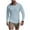 Light Blue long sleeve shirts for men, variant on hlysgo Mens Shirts Fitted Long Sleeve Crewneck Pullover with Pocket Classic Base Layer Casual Solid Color Tee Shirt Fall Winter Basic Tee Gray XXL