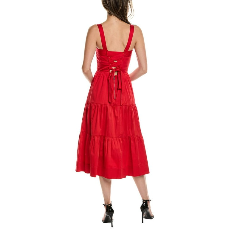 alice + olivia womens Saige Tiered Dress, 4 - Walmart.com
