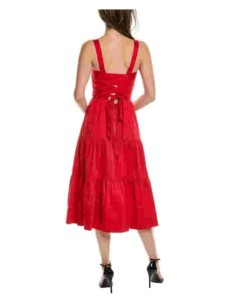 Alice+Olivia♦SAIGE ドレス alice + olivia womens Saige Tiered Dress, 4 - Walmart.com