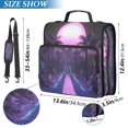 thumbnail image 2 of FORMRS Zipper Binder with Shoulder Strap 2-inch Ring 500 Sheet Capacity File Bag, Pink Road, 2 of 5