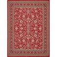 thumbnail image 1 of Unique Loom Sialk Hill Persian Floral Rug 9' 10 x 13' Rectangle Red/Ivory, 1 of 2