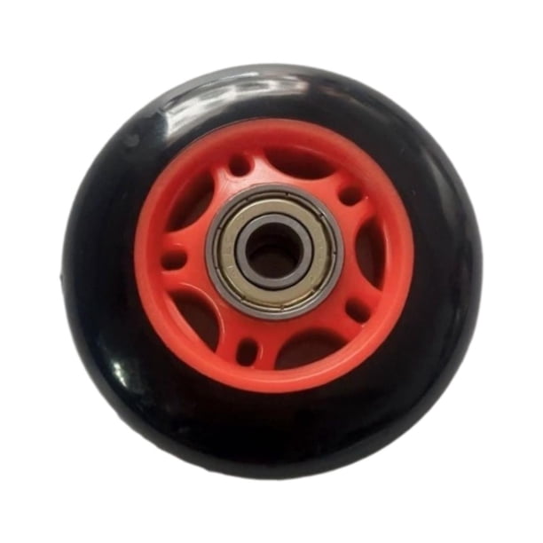 Rueda de asiento para máquina de remo, profesional, fácil instalación, 3 pulgadas de diámetro, resistente, accesorios de repuesto para equipos de fitn Rojo