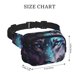 thumbnail image 4 of Easygdp Purple Sky Wolf Fanny Packs para Mujeres y Hombres, Bolsa de Cinturón, Bolsos de Cruz para Trabajo/Correr/Senderismo, 4 of 9