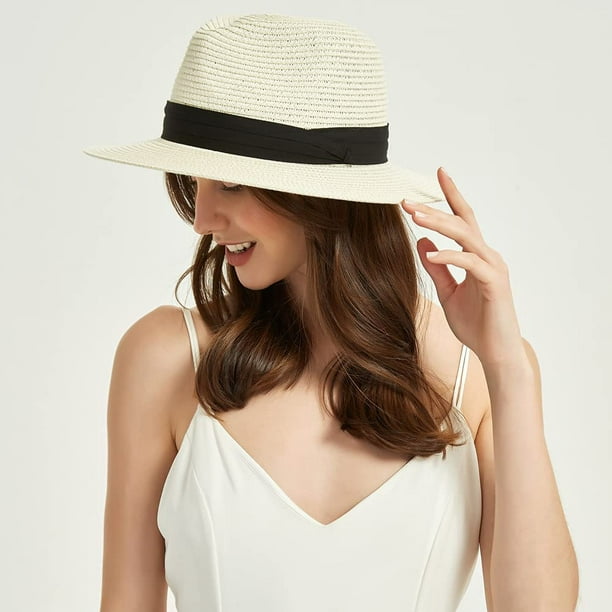 Straw Hat for Women Beach Hats Summer Sun Panama 
