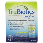 TruBiotics One-A-Day Probiotic Supplement 30 Capsules Each