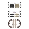 thumbnail image 1 of Transit Auto Front Rear Ceramic Disc Brake Pads and Parking Shoes Kit for Car Nissan Pathfinder Xterra KNN-100348, 1 of 11