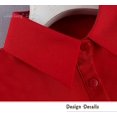 thumbnail image 7 of LoudSung Fake Collar Detachable Half Shirt Blouse False Collar Sets Elegant Pure Color for Women Girls 3PCS, 7 of 7