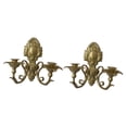 thumbnail image 5 of 2 Pieces Vintage Wall Candle Holder Iron Metal Farmhouse Size for Living Room Wedding Hallway, 5 of 9