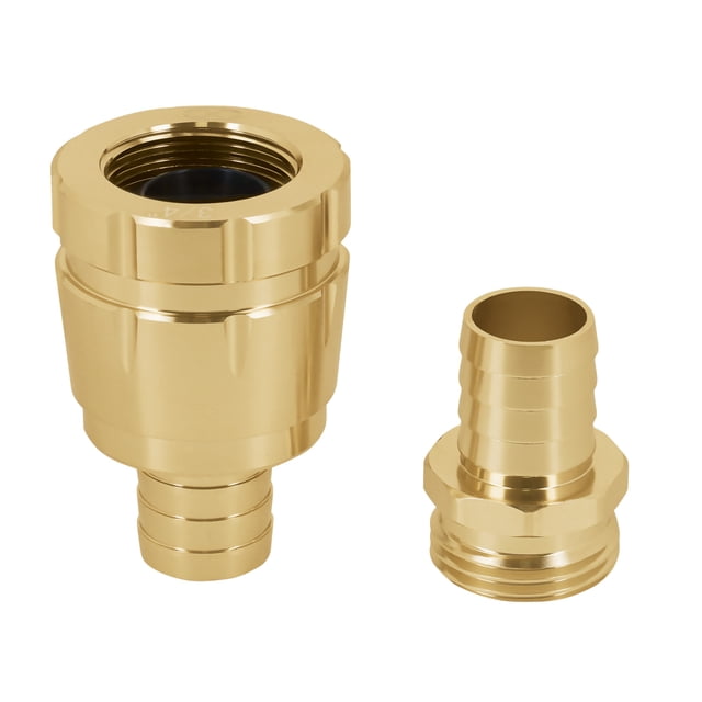 Conectores de manguera robustos Truper 3/4' macho/hembra