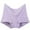 Purple, variant on jjayotai Womens Underpants Clearance Women's Solid Plus Size XL-6XL Casual High Waisted Cotton Underwear Ladies Soft Full Briefs Panties Soft Breathable Super Stretchy Ladies Briefs