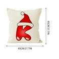 2025 Upgraded Christmas 26 Letter Pillow Cover Holiday Sofa Decoration