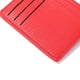 thumbnail image 4 of Bolsa Bolso Monedero de cuero Retro para mujer, 5 uds., con cremallera, patrón Litchi, tarjetero (rojo), 4 of 4