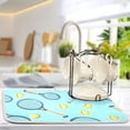 thumbnail image 5 of Tennis Racket Ball on Blue Dish Drying Mats Kitchen Mat Microfiber Counter Absorbent Dish Pad Drainer Rack 18"x24", 5 of 7