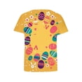 thumbnail image 4 of Xuety Womens Plus Size Easter Tops 2026 Sunner T-Shirt Cute Bunny Graphic Casual Crew Neck Short Sleeve Loose Tunic Tops, 4 of 5