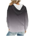 thumbnail image 7 of Jsaierl Womens Hoodies Oversized Gradient Graphic Hooded Sweatshirts Holiday Pullover Y2k Long Sleeve Top Hoodie Womens Hoodies Under $10, 7 of 7