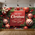 thumbnail image 2 of Festive Holiday Holiday Banner Christmas New Year Christmas Ornament Pine Leaves Celebration for Holiday Decoration Party Decor Indoor Outdoor, 2 of 9
