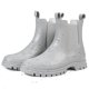 thumbnail image 3 of Botas de lluvia DKSUKO para mujer, cortas, de goma, impermeables, color gris 6.5US, 3 of 8